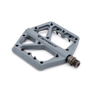 Pedale Sprint Policarbonat cu rulmenti, gri