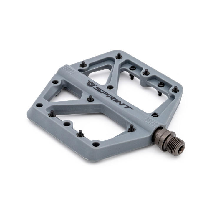 Pedale Sprint Policarbonat cu rulmenti, gri