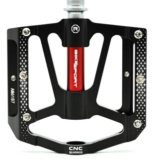 Pedale Bikesport West Biking KP137 Aluminiu CNC cu 3 rulmenti