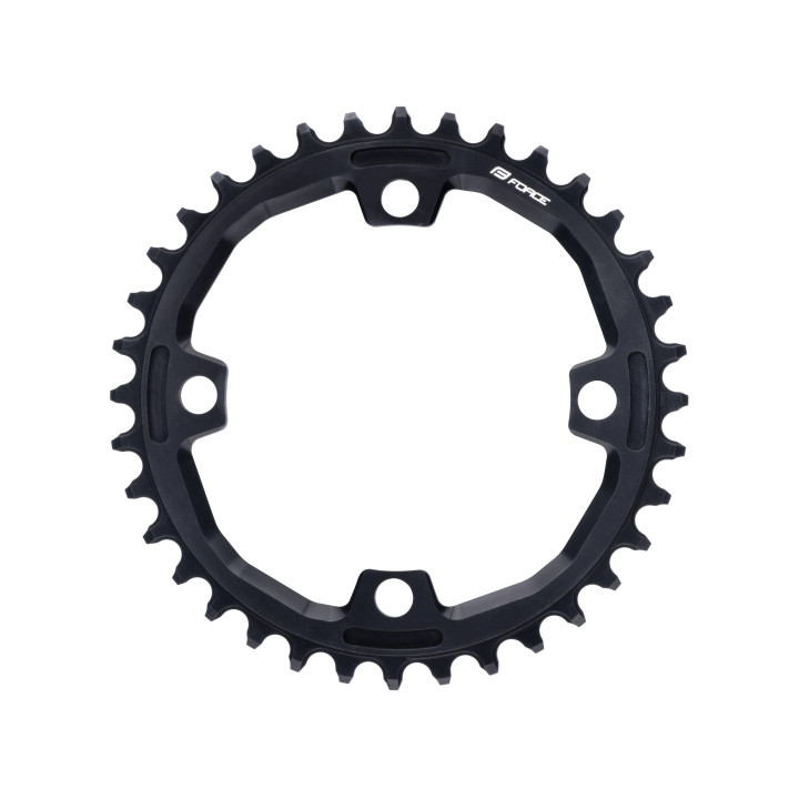 Foaie angrenaj Force NW 36T BCD 104, 4 suruburi, negru