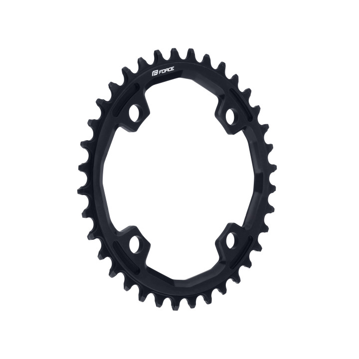 Foaie angrenaj Force NW 36T BCD 104, 4 suruburi, negru