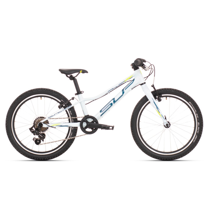 Bicicleta Superior Racer XC 20 Gloss White/Blue/Neon Yellow