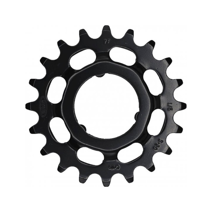 Pinion KMC pentru Shimano Cr-Mo Negru 21T 1/8