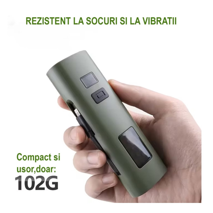 Far reincarcabil Fivestars Power Light PBL-6400, powerbank 6400 mAh, USB Type-C, alb