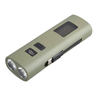 Far reincarcabil Fivestars Power Light PBL-6400, powerbank 6400 mAh, USB Type-C, kaki