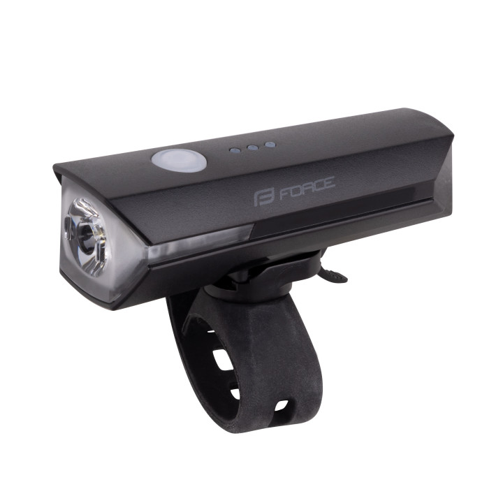 Far fata Force Flux 550 Lumeni USB negru