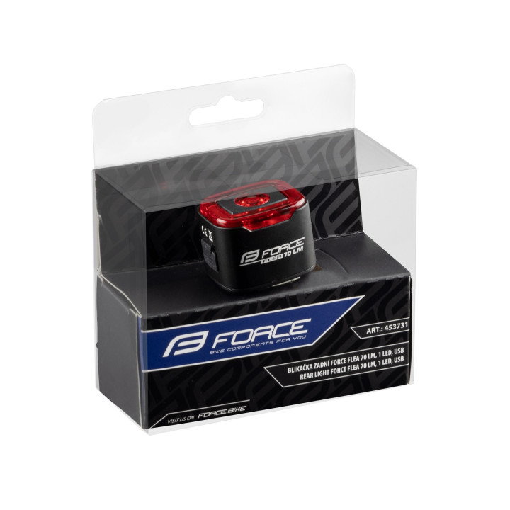 Stop spate Force Flea 70Lm, 1 Led, USB