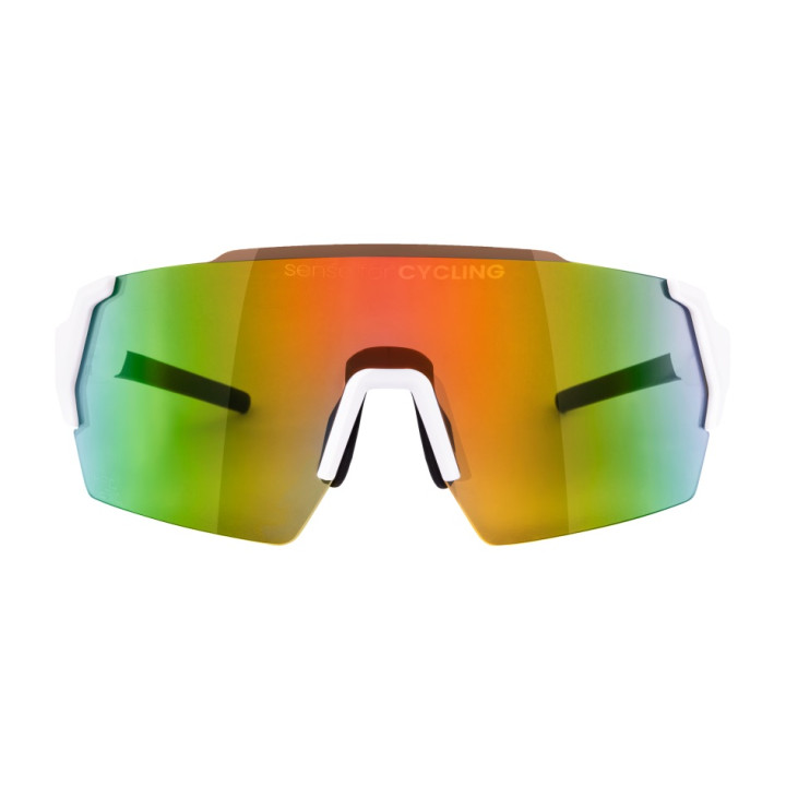 Ochelari Force Electra Albi, lentile rosu-revo