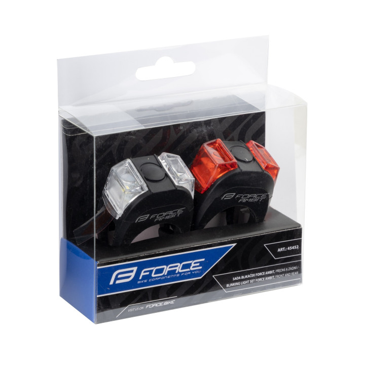 Set lumini intermitente Force Ambit fata+spate