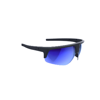 Ochelari BBB Comet MLC BSG-75 Negri, lentile albastre