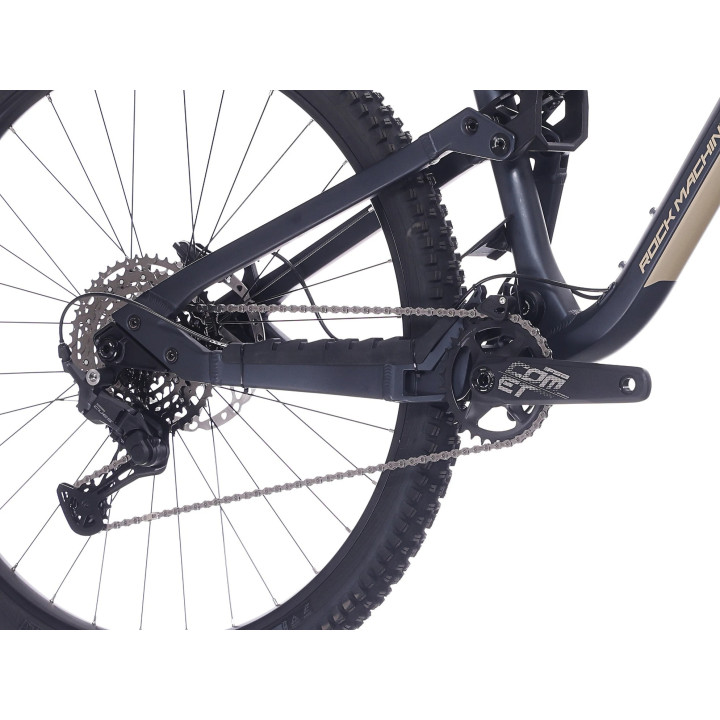 Bicicleta Rock Machine Whizz FS I 50 29 Matte Deep Ocean Blue 16.5 - (L)