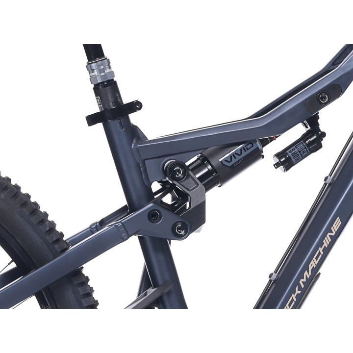 Bicicleta Rock Machine Whizz FS II 90 AXS 27.5/29 Matte Deep Ocean Blue 16.0 - (M)