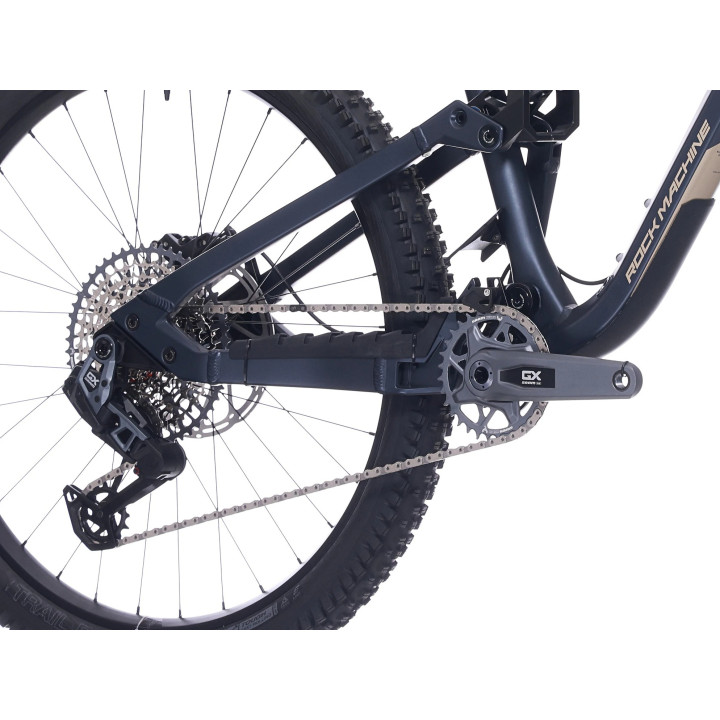 Bicicleta Rock Machine Whizz FS II 90 AXS 27.5/29 Matte Deep Ocean Blue 16.0 - (M)