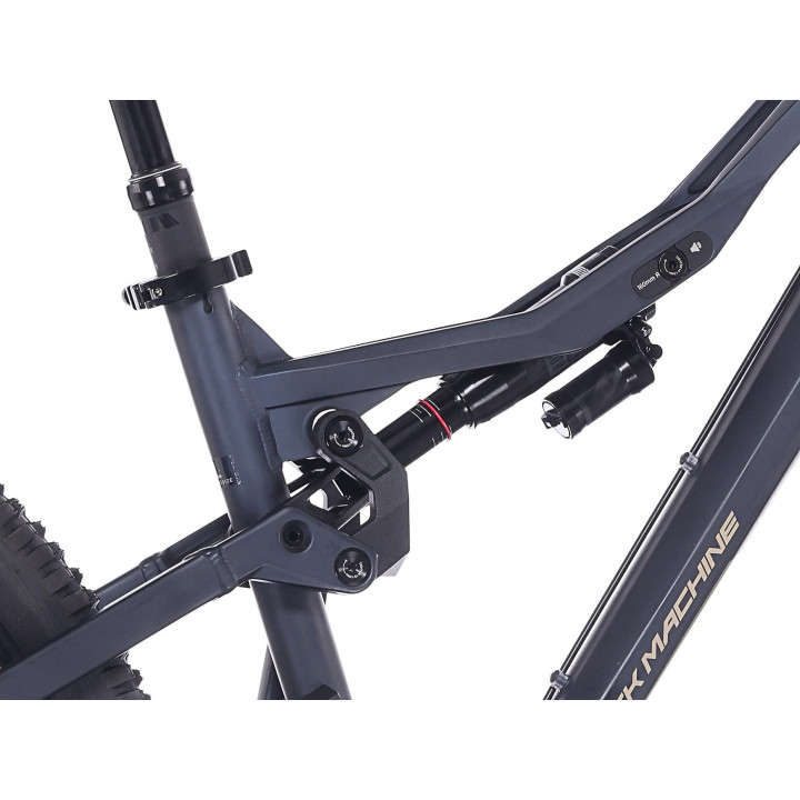 Bicicleta Rock Machine Whizz FS II 50 27.5/29 Matte Deep Ocean Blue 16.0 - (M)