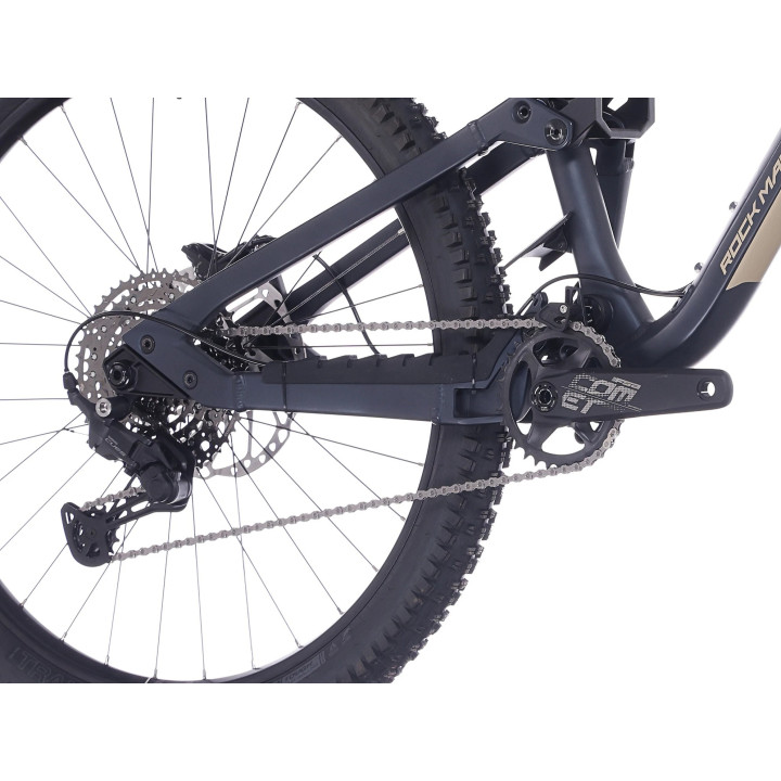 Bicicleta Rock Machine Whizz FS II 50 27.5/29 Matte Deep Ocean Blue 16.0 - (M)