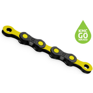 Lant KMC DLC 12 Negru/Galben 12 Viteze 126 Zale ceruit