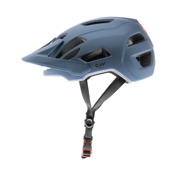 Casca cu lumini fata/spate CP04 Albastra M