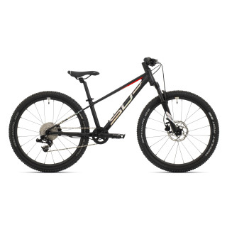Bicicleta Superior Team 24 Matte Black/Hologram Chrome/Team Red