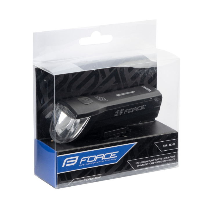Far fata Force Vert USB 110Lm Negru