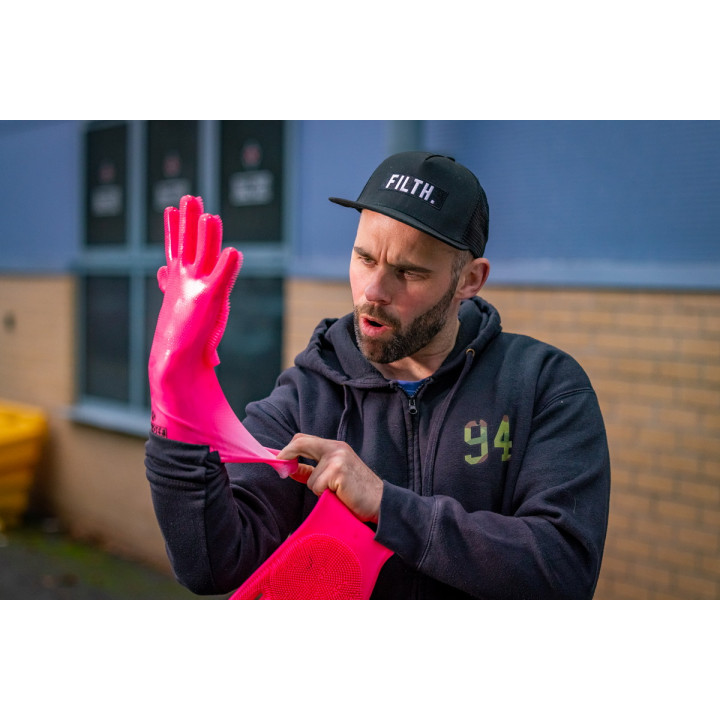 Manusi de curatare Muc-Off Deep Scrubber Pink XL