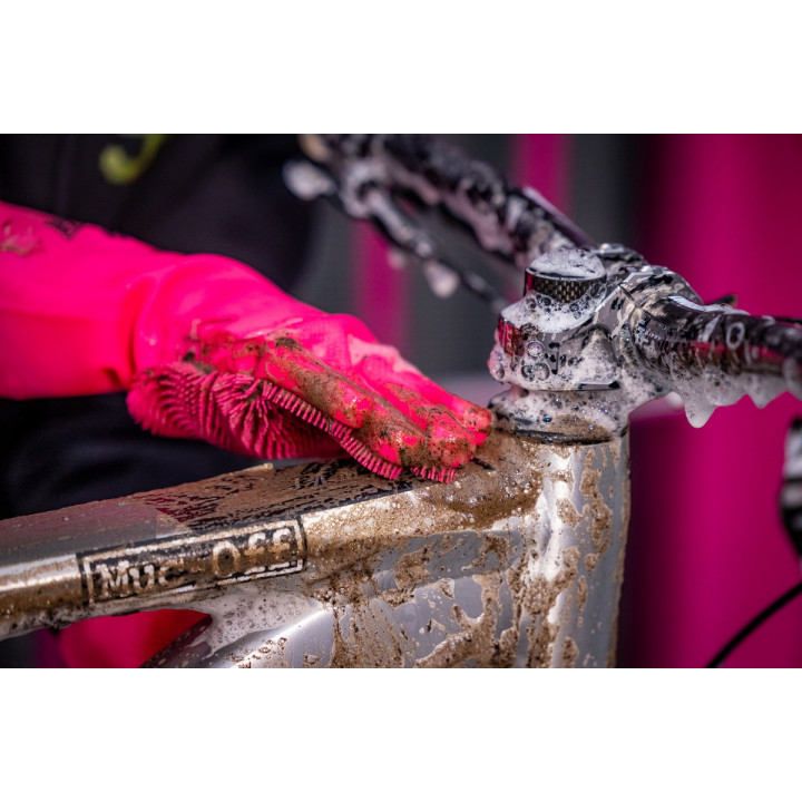 Manusi de curatare Muc-Off Deep Scrubber Pink XL