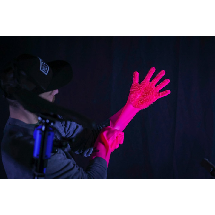 Manusi de curatare Muc-Off Deep Scrubber Pink XL