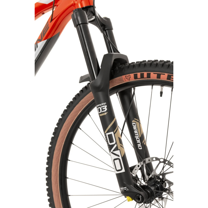 Bicicleta Rock Machine Blizzard TRL 70-29 29 Gloss Metallic Orange/Silver/Black 17.0 - (M)