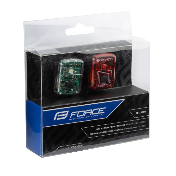 Set lumini Force Point USB fata+spate