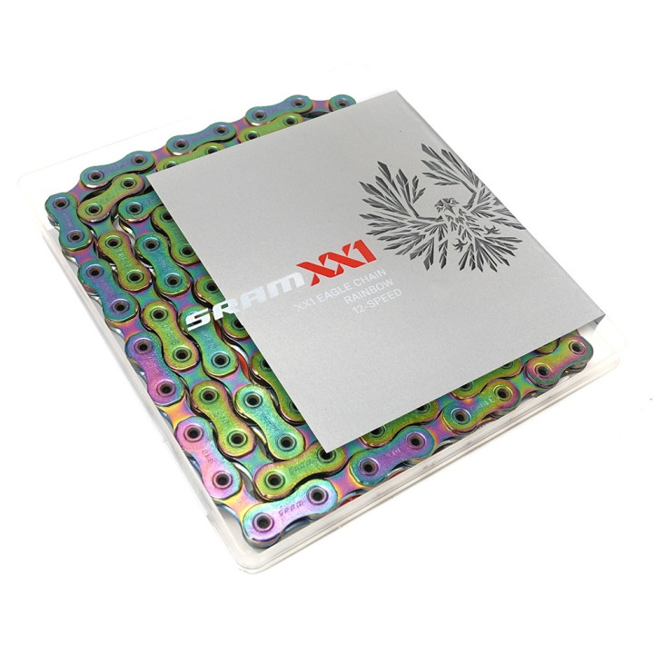 Lant Sram XX1 Eagle 12 Viteze 126 Zale Rainbow