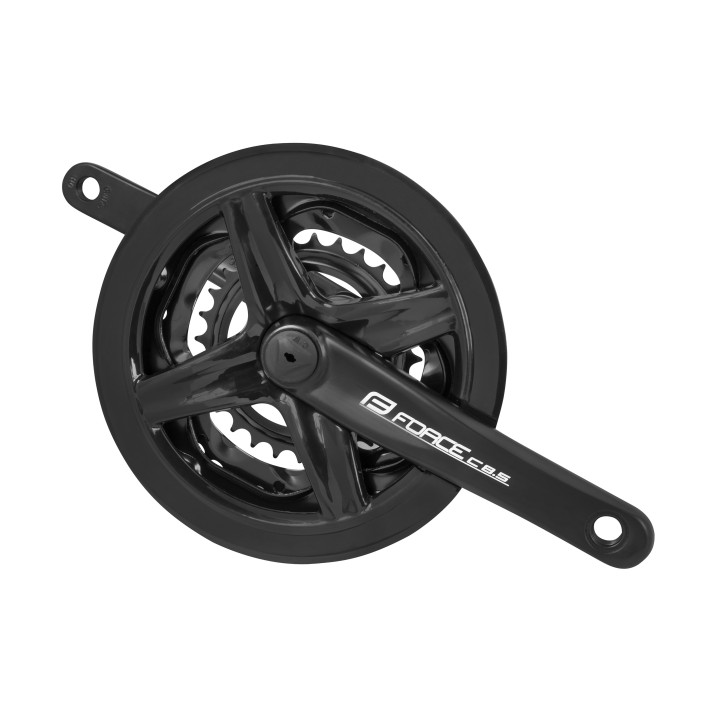 Pedalier Force C8.5 Al 48/38/28T 170 mm negru
