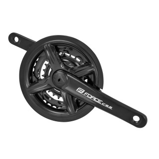 Pedalier Force C8.5 Al 42/34/24T 175 mm negru