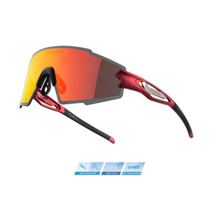 Ochelari Force Mantra Rosii, lentile rosii polarizate