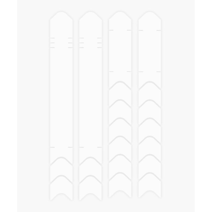 Set stickere protectie cadru Muc-Off Chainstay Protection Kit Clear Gloss