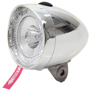 Far fata Union UN-4955 chrom cu baterii 1 led AM