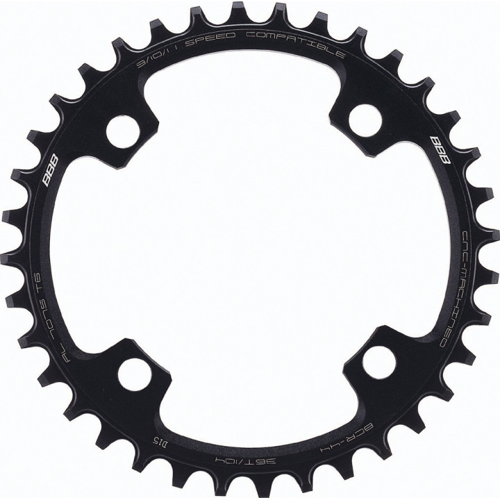 Placa pedalier BBB MTBGear narrow wide 1x9/10/11 36T/104mm