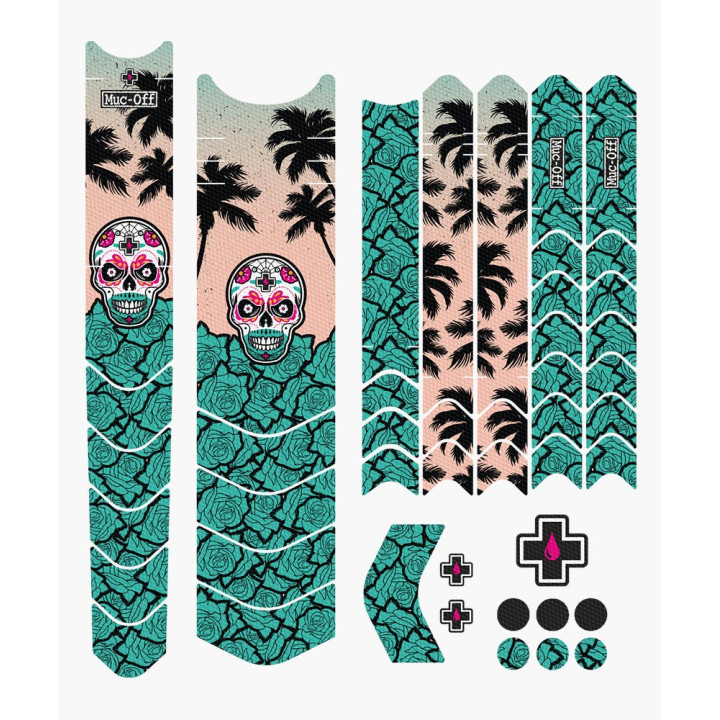 Set stickere protectie cadru Muc-Off Frame Protection Kit E-MTB Day of the shred