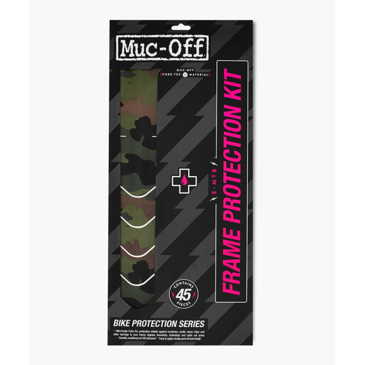 Set stickere protectie cadru Muc-Off Frame Protection Kit E-MTB Camo