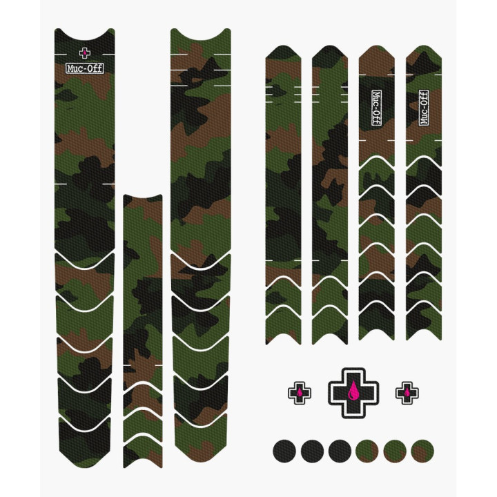 Set stickere protectie cadru Muc-Off Frame Protection Kit DH/Enduro/Trail Camo