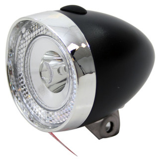 Far fata Union UN-4955 negru cu baterii 1 led AM
