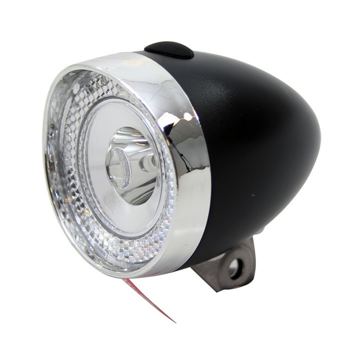 Far fata Union UN-4955 negru cu baterii 1 led AM