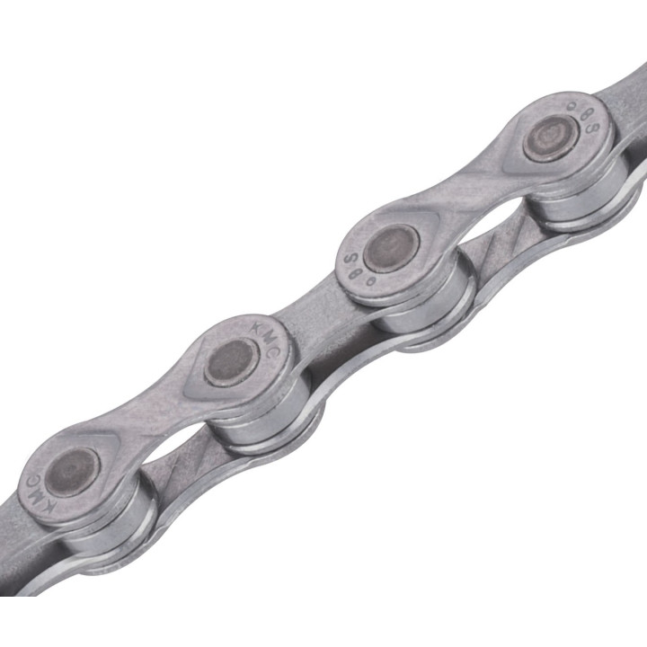 Lant KMC E8 EPT 8 Viteze 133 Zale Ebike, Argintiu