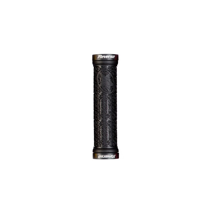 Mansoane Reverse Stamp Lock-On 135/30mm Negru/Negru