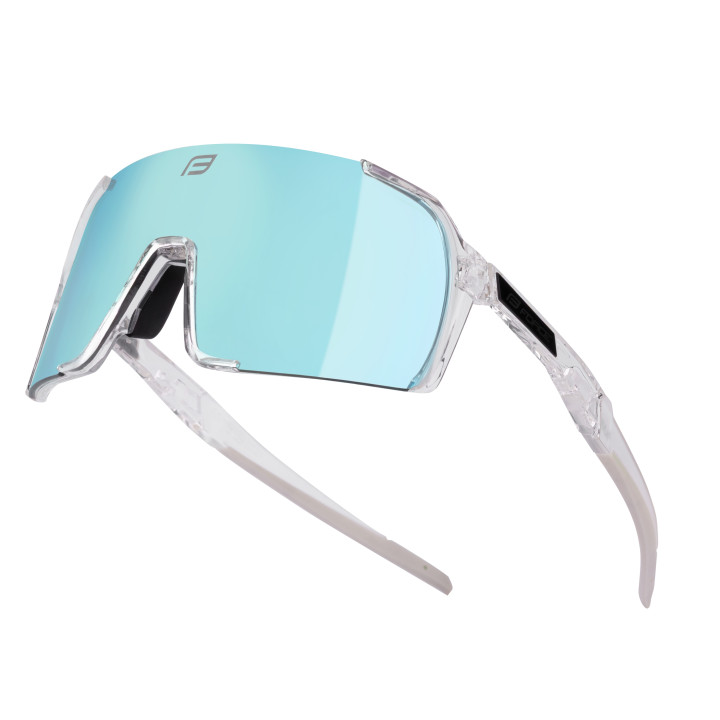 Ochelari Force GLARE transp., lentile albastre