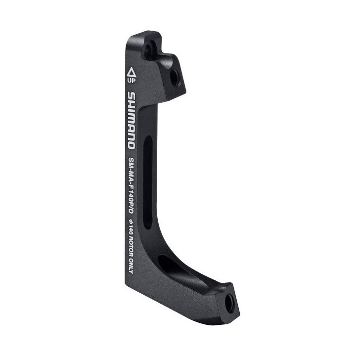 Adaptor etrier fata Shimano Post/Flat 140 mm negru (ISMMAF140PDA)