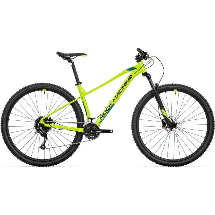 Bicicleta Rock Machine Torrent 20-29 29 Gloss Radioactive Yellow/Black/Petrol 19.0 - (L)