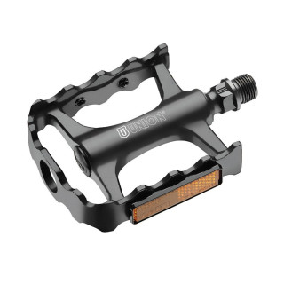 Pedale Union SP-160 AM 1-piece aluminiu negru filet 9/16