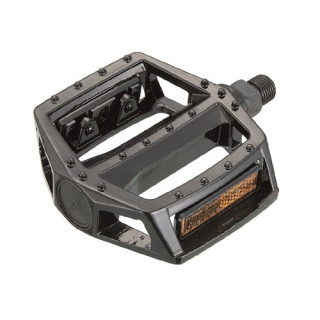 Pedale Union SP-102 1-piece aluminiu negru filet 1/2