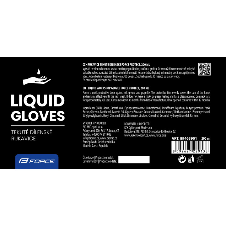 Lichid protectie maini Force PROTECT, 200 ml