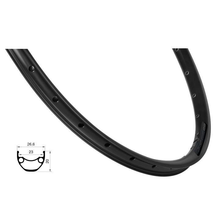 Janta Force XC DISC 584x23, 32H, negru