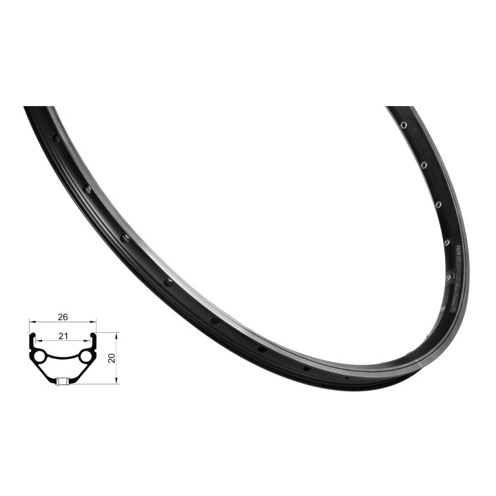 Janta Force PRIME 622x21, 36H, negru